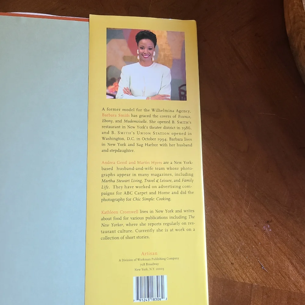 B. Smith's Entertaining and Cooking for Friends signed book